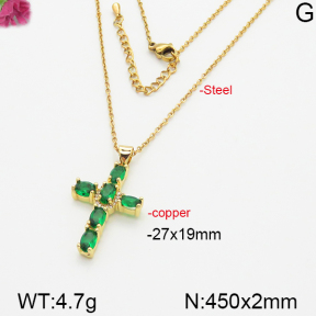 Fashion Copper Necklace  F5N400464bhia-J40