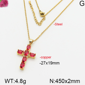 Fashion Copper Necklace  F5N400465bhia-J40