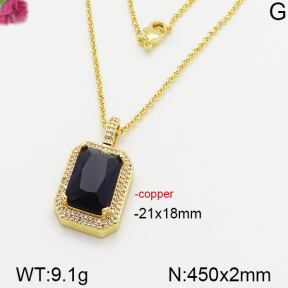Fashion Copper Necklace  F5N400467ahpv-J40
