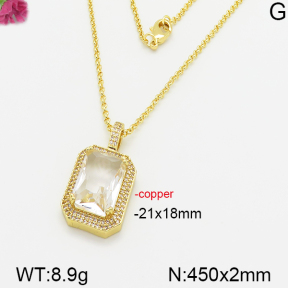 Fashion Copper Necklace  F5N400469ahpv-J40