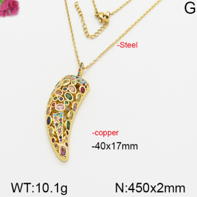 Fashion Copper Necklace  F5N400472biib-J40