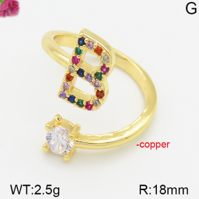 Fashion Copper Ring  F5R400102bbov-J111