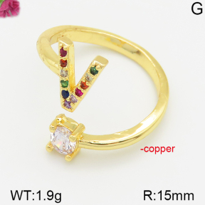 Fashion Copper Ring  F5R400121bbov-J111