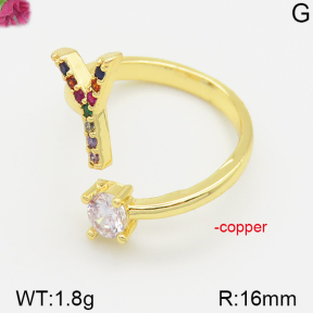 Fashion Copper Ring  F5R400122bbov-J111