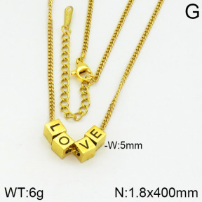 Stainless Steel Necklace  2N2001016bbov-739