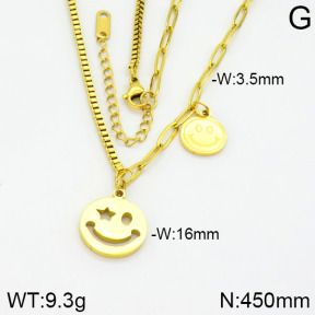 Stainless Steel Necklace  2N2001021bbov-739
