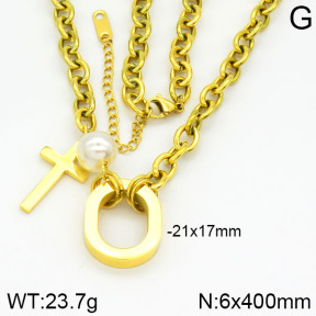 Stainless Steel Necklace  2N3000501bhbl-739