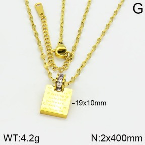 Stainless Steel Necklace  2N4000596bbml-739