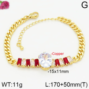 Fashion Copper Bracelet  F2B400502bhva-J45