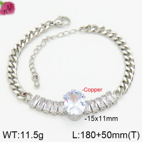 Fashion Copper Bracelet  F2B400505bhva-J45