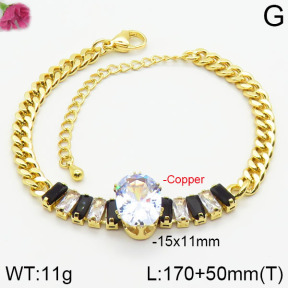 Fashion Copper Bracelet  F2B400508bhva-J45
