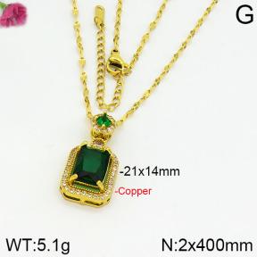 Fashion Copper Necklace  F2N400342bbov-J145