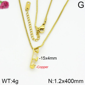 Fashion Copper Necklace  F2N400344vbnb-J145