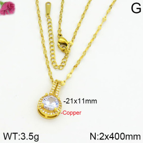 Fashion Copper Necklace  F2N400345bbml-J145