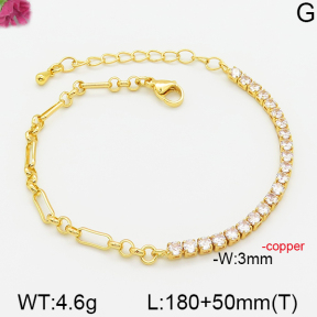 Fashion Copper Bracelet  F5B401072vbpb-J111