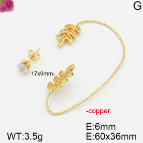 Fashion Copper Earrings  F5E400514vbll-J113