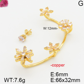 Fashion Copper Earrings  F5E400515bhva-J113