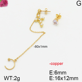 Fashion Copper Earrings  F5E400519vbll-J113