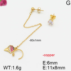 Fashion Copper Earrings  F5E400520vbll-J113