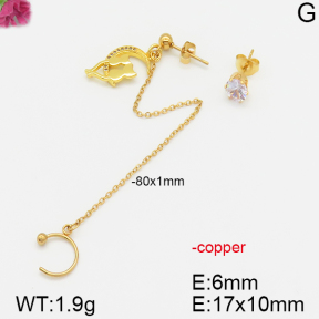 Fashion Copper Earrings  F5E400523aakl-J113