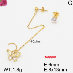 Fashion Copper Earrings  F5E400524ablb-J113