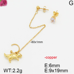 Fashion Copper Earrings  F5E400525baka-J113