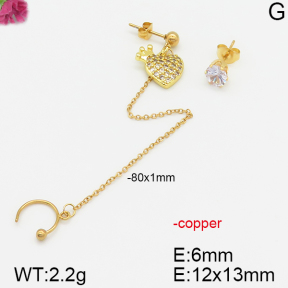 Fashion Copper Earrings  F5E400526ablb-J113