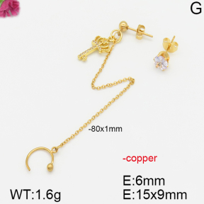 Fashion Copper Earrings  F5E400528aakl-J113