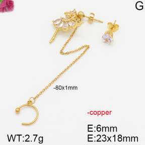 Fashion Copper Earrings  F5E400530bbml-J113