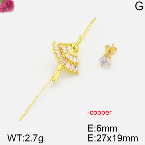 Fashion Copper Earrings  F5E400533bbml-J113
