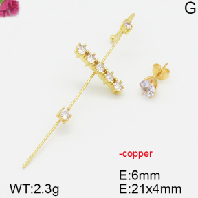 Fashion Copper Earrings  F5E400541ablb-J113