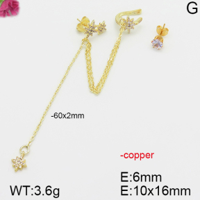 Fashion Copper Earrings  F5E400543vbnl-J113