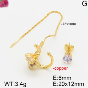 Fashion Copper Earrings  F5E400544vbnb-J113