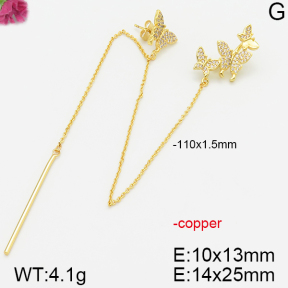 Fashion Copper Earrings  F5E400546bhbl-J113