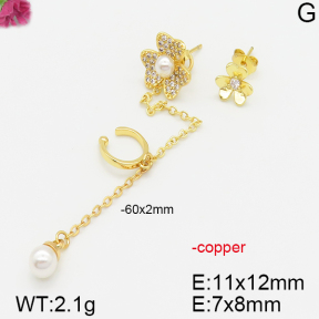 Fashion Copper Earrings  F5E400547vbnb-J113