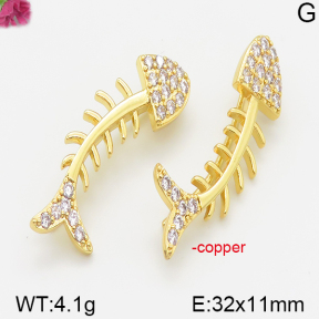 Fashion Copper Earrings  F5E400568bbml-J113