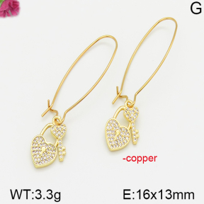 Fashion Copper Earrings  F5E400573bbni-J113