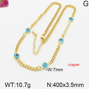 Fashion Copper Necklace  F5N300027ahjb-J111