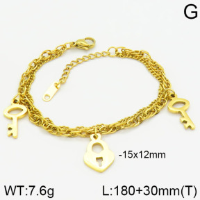 Stainless Steel Bracelet  2B2000895bbov-418