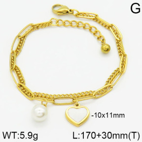 Stainless Steel Bracelet  2B3000812bbov-418