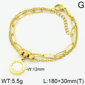 Stainless Steel Bracelet  2B4001251bbov-418