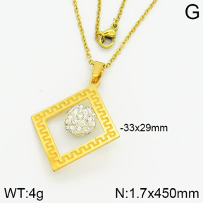 Stainless Steel Necklace  2N4000604aakl-704