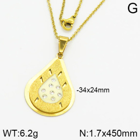 Stainless Steel Necklace  2N4000605aakl-704