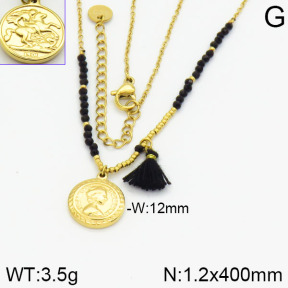 Stainless Steel Necklace  2N4000609ahjb-721