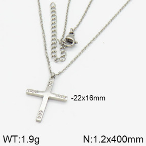 Stainless Steel Necklace  2N4000616bbov-721