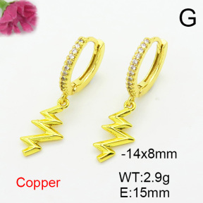 Fashion Copper Earrings  F6E403450vbnb-L024