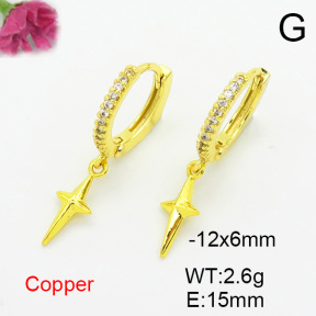 Fashion Copper Earrings  F6E403451vbnb-L024