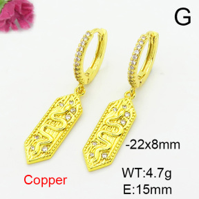 Fashion Copper Earrings  F6E403454vbnb-L024