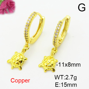Fashion Copper Earrings  F6E403455vbnb-L024