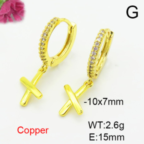 Fashion Copper Earrings  F6E403456vbnb-L024